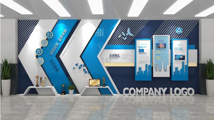 企業(yè)文化墻內(nèi)容設(shè)計(jì)圖片(圖5) 藍(lán)色簡約企業(yè)文化墻企業(yè)歷程企業(yè)榮譽(yù)墻內(nèi)容設(shè)計(jì)