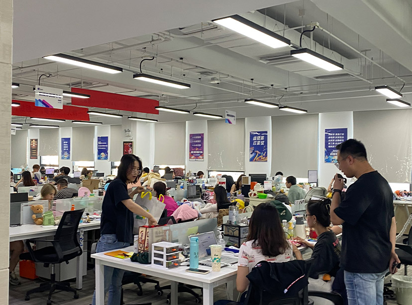 玻璃文化墻，企業(yè)文化墻，電商文化墻制作(圖2)